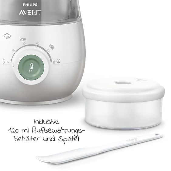 Philips Avent Babynahrungszubereiter 4-in-1 - SCF885/01 - Grün