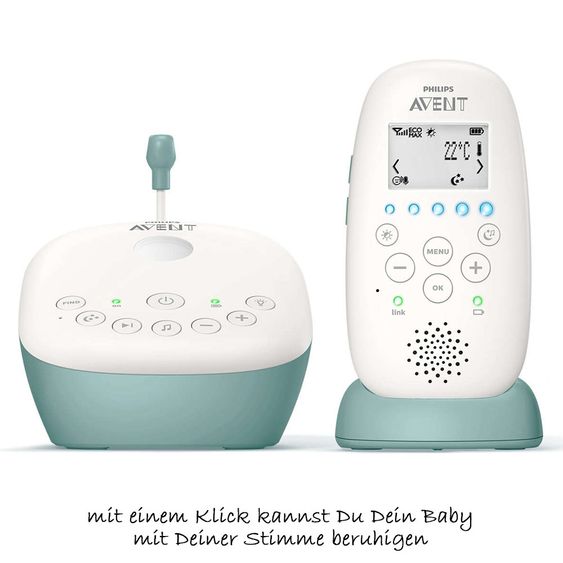 Philips Avent Babyphone DECT mit Smart Eco Mode & Projektor - SCD731/26
