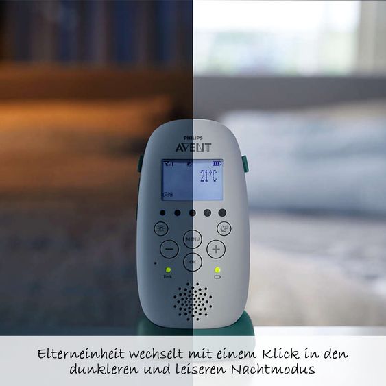 Philips Avent Babyphone DECT mit Smart Eco Mode & Projektor - SCD731/26