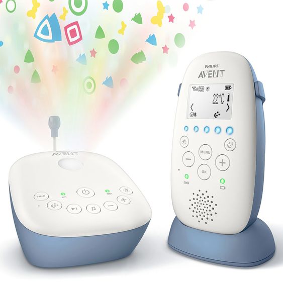 Philips Avent Baby Monitor DECT with Smart Eco Mode & Projector - SCD735/26