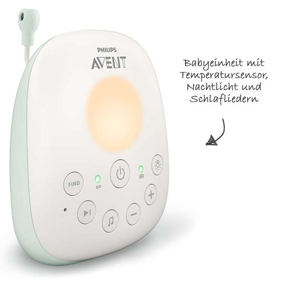 Philips Avent Babyphone DECT mit Smart Eco Mode - SCD711/26