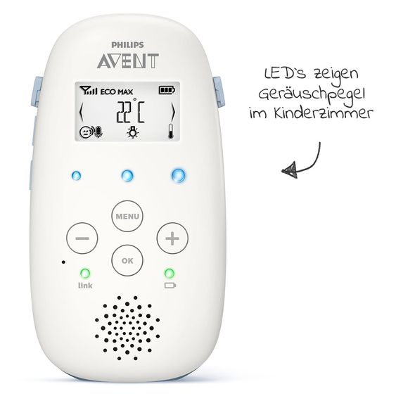 Philips Avent Baby Monitor DECT with Smart Eco Mode - SCD715/26