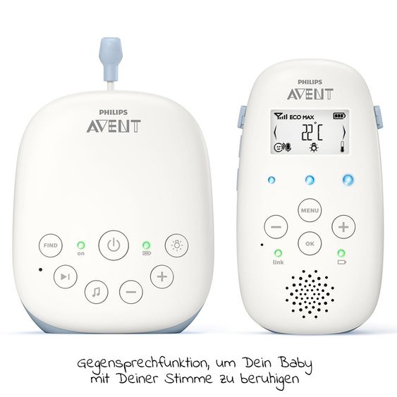 Philips Avent Baby Monitor DECT with Smart Eco Mode - SCD715/26