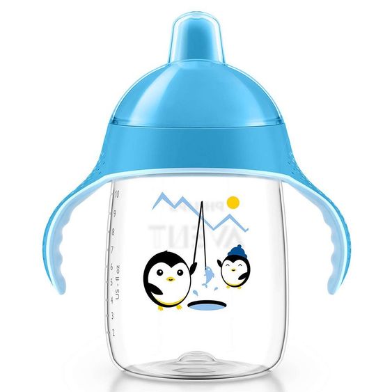 Philips Avent Becher No Drip tropffrei 340 ml SCF755/05 - Blau