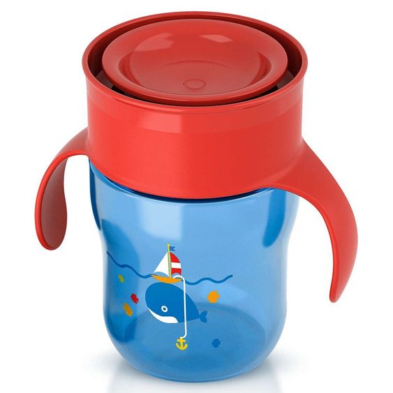 Philips Avent Becher tropffrei 260 ml SCF782/15 - Blau Rot