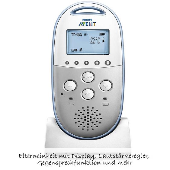 Philips Avent Baby Monitor DECT con modalità Smart Eco SCD570/00