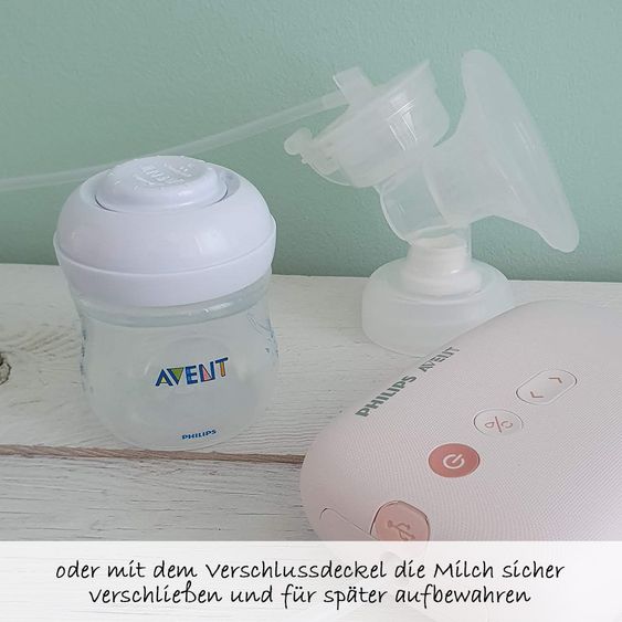 Philips Avent Elektrische Milchpumpe SCF395/11 + Gratis Muttermilchbecher