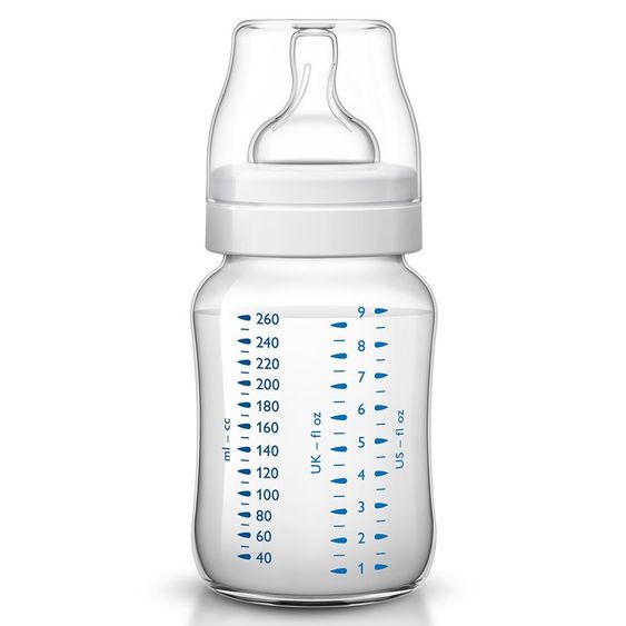 Philips Avent PP-Flasche 3er Pack Klassik+ 260 ml - Silikon 2 Loch - SCF563/37