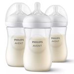 PP-Flasche 3er Pack Natural Response 260ml + Silikon-Sauger 1M+