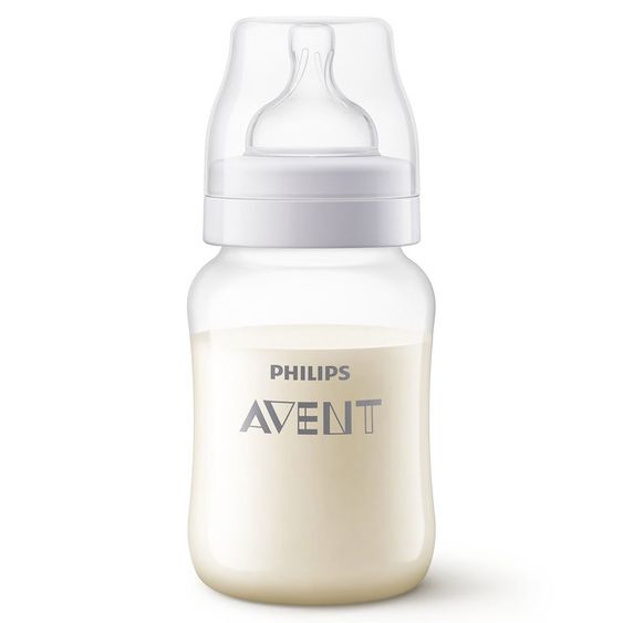 Philips Avent PP-Flasche Klassik+ 260 ml - Silikon 2-Loch - SCF574/14 - Sea Pinguin