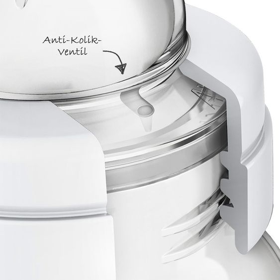 Philips Avent PP-Flasche Klassik+ 260 ml - Silikon 2-Loch - SCF574/14 - Sea Pinguin