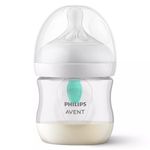 PP-Flasche Natural Response 125ml mit AirFree Ventil + Silikon-Sauger 0M+