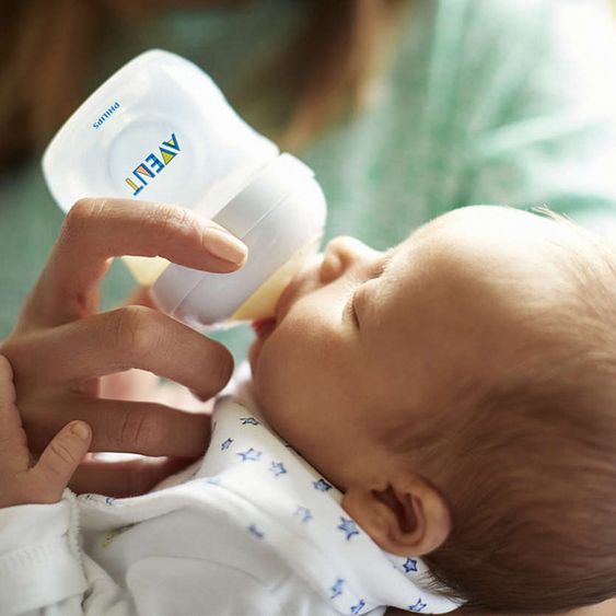 Philips Avent PP-Flasche Naturnah 125 ml - Silikon Gr. 1 - SCF030/17