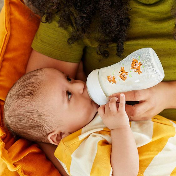Philips Avent PP-Flasche Naturnah 260 ml - Silikon Gr. 2 - SCF070/20 - Tiger