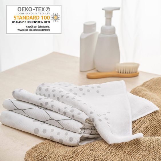 Philips Avent Set di biberon in vetro premium 11 pezzi - 6x biberon + spazzola per biberon + porzionatore di latte in polvere + 3x panni per il rigurgito
