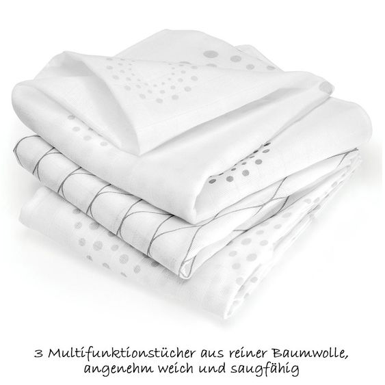 Philips Avent Set di biberon in vetro premium 11 pezzi - 6x biberon + spazzola per biberon + porzionatore di latte in polvere + 3x panni per il rigurgito