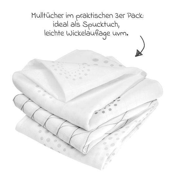 Philips Avent Premium Glas-Flaschen-Set Natural 11-tlg. - 6 Babyflaschen + Flaschenbürste + Milchpulverportionierer + 3 Spucktücher