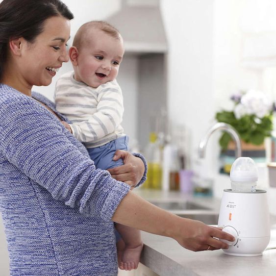 Philips Avent Premium Komplett-Set Basic 15-tlg. - Babyphone + Dampfsterilisator + Flaschenwärmer + Babyflaschen + uvm.