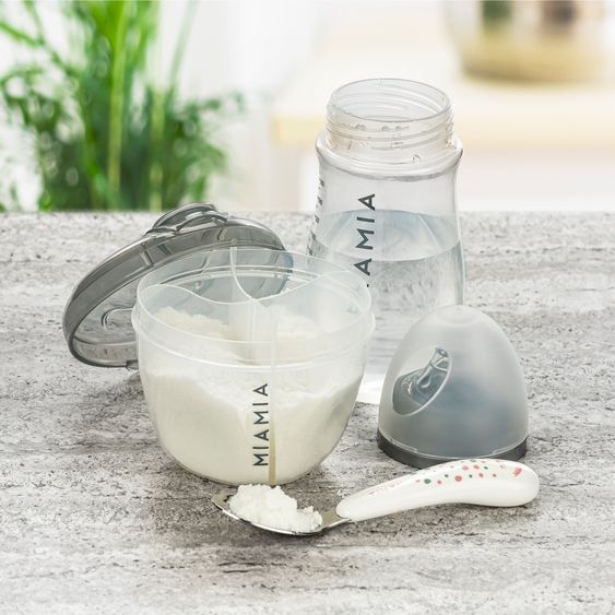 Philips Avent Premium PP-Flaschen-Set Natural 11-tlg. - 6x Babyflaschen + Flaschenbürste + Milchpulverportionierer + 3x Spucktücher Mint