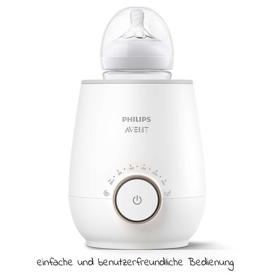Philips Avent Premium Starter-Set Natural 9-tlg. - Babykostwärmer + 4x Babyflasche + 1x Flaschenbürste + 3x Spucktücher