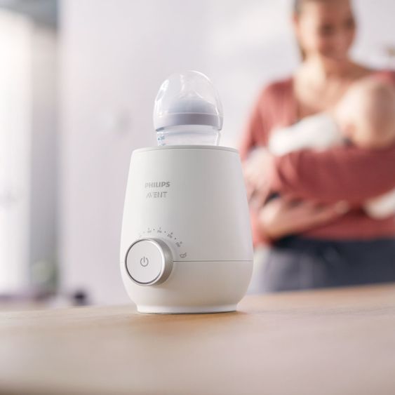 Philips Avent Premium Starter-Set PP Natural 9-tlg. - Babykostwärmer + 4 Babyflaschen + Flaschenbürste + 3 Spucktücher