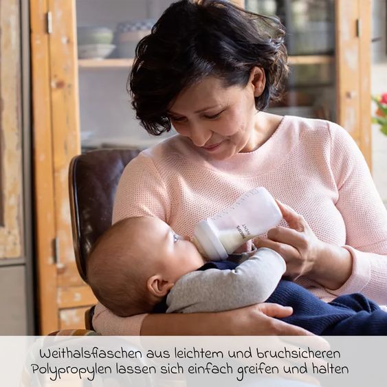 Philips Avent Premium Still-Set Basic 12-tlg. - Handmilchpumpe + 2 Babyflaschen + 5 Mehrwegbecher + 1 Flaschenbürste + 3 Spucktücher