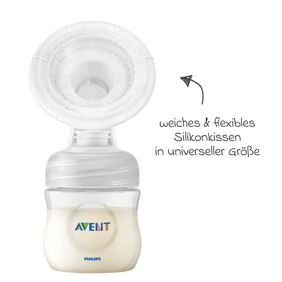 Philips Avent Premium Still-Set Basic 12-tlg. - Handmilchpumpe + 2 Babyflaschen + 5 Mehrwegbecher + 1 Flaschenbürste + 3 Spucktücher