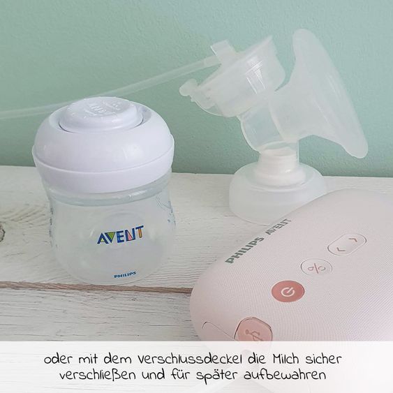 Philips Avent Premium Breastfeeding Set Deluxe 74 pcs - electric breast pump + 5 PP bottles + 5 reusable cups + 60 nursing pads + 3 gauze cloths