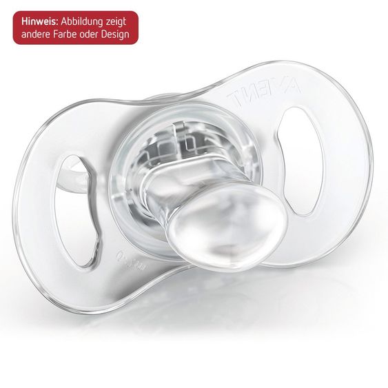 Philips Avent Schnuller 2er Pack Mini - Silikon 0-2 M - SCF151/01 - Auto & Schiff