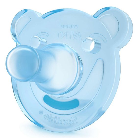 Philips Avent Schnuller 2er Pack Soothie - Silikon ab 3 M - SCF194/04 - Blau Grün