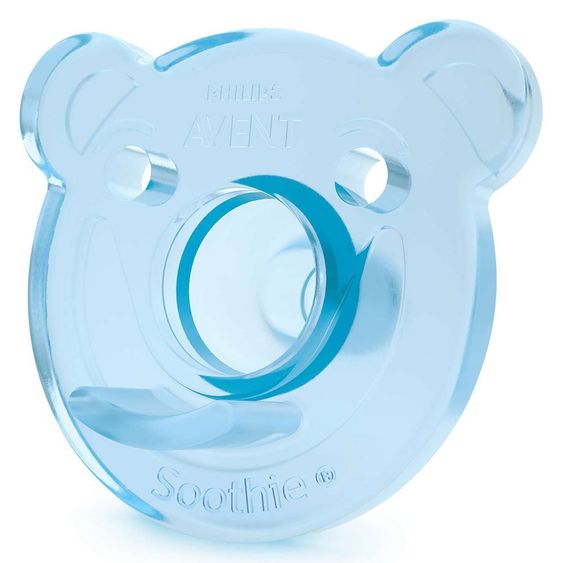 Philips Avent Schnuller 2er Pack Soothie - Silikon ab 3 M - SCF194/04 - Blau Grün