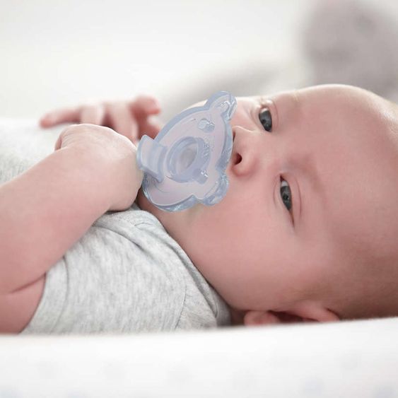 Philips Avent Schnuller 2er Pack Soothie - Silikon ab 3 M - SCF194/04 - Blau Grün