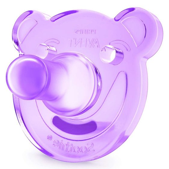Philips Avent Schnuller 2er Pack Soothie - Silikon ab 3 M - SCF194/05 - Lila Rosa