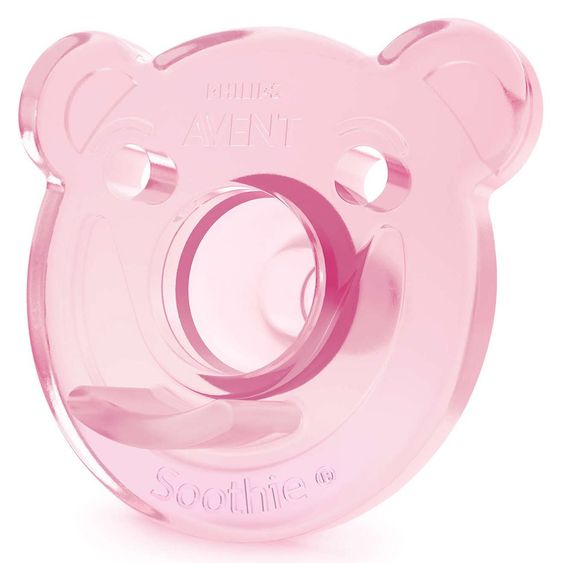 Philips Avent Schnuller 2er Pack Soothie - Silikon ab 3 M - SCF194/05 - Lila Rosa