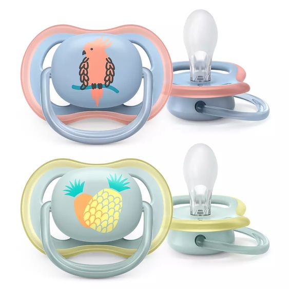 Philips Avent Schnuller 2er Pack Ultra Air 0-6 M - Papagai / Annanas