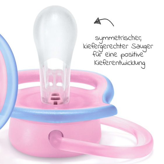 Philips Avent Schnuller 2er Pack Ultra Air 0-6 M - SCF085/02 - Eule Hirsch