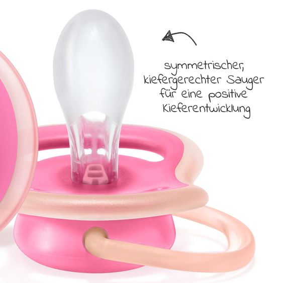 Philips Avent Schnuller 2er Pack Ultra Air 6-18 M - SCF085/04 - Wal Seestern