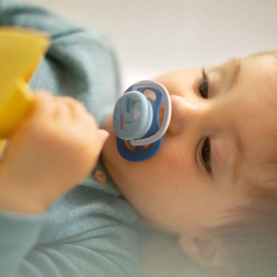 Philips Avent Pacifier 2-pack Ultra Air Collection Happy 6-18 M - SCF080/03 - Papa Boat
