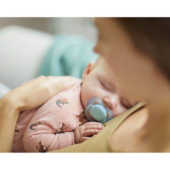 Philips Avent Schnuller 2er Pack Ultra Air - Silikon 0-6 M - Blau Türkis