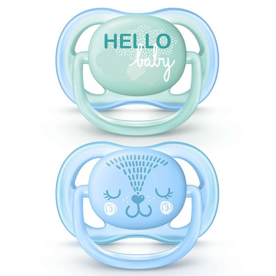 Philips Avent Ciuccio 2 Pack Ultra Air - Silicone 0-6 M - Hello Baby