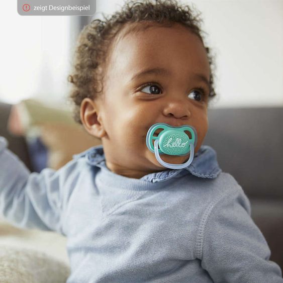Philips Avent Schnuller 2er Pack Ultra Air - Silikon 6-18 M - Little Princess
