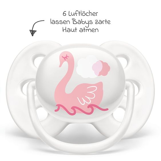 Philips Avent Schnuller 2er Pack Ultra Soft 0-6 M - Dreams / Schwan