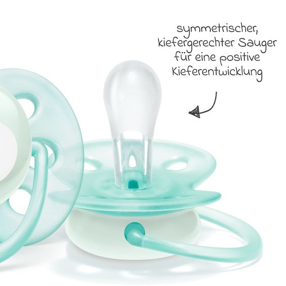 Philips Avent Schnuller 2er Pack Ultra Soft 0-6 M - Hello / Boot
