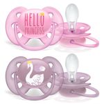 Schnuller 2er Pack Ultra Soft 6-18 M - Hello / Schwan
