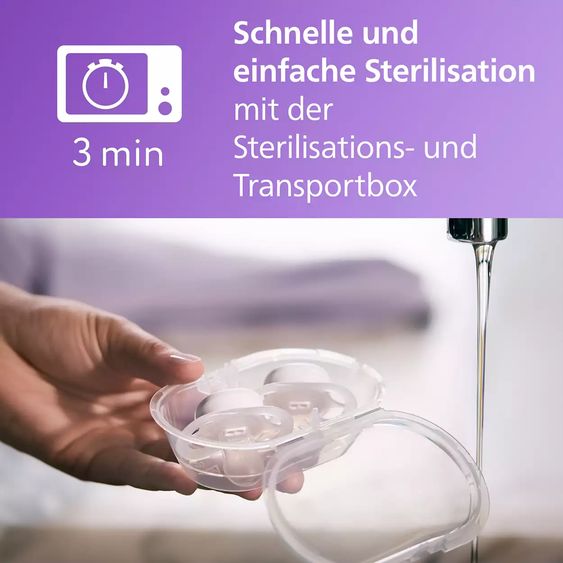 Philips Avent Schnuller 2er Pack Ultra Start - Silikon Newborn 0-2 M - Grün & Blau