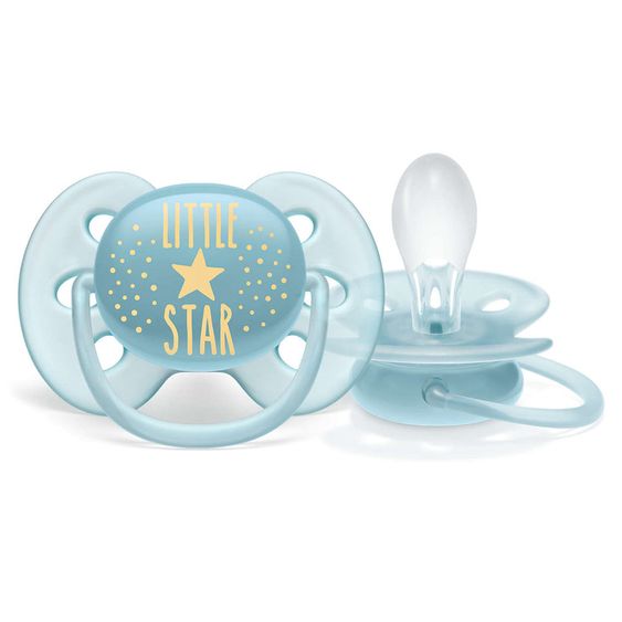 Philips Avent Schnuller Ultra Soft - Silikon 6-18 M - Little Star