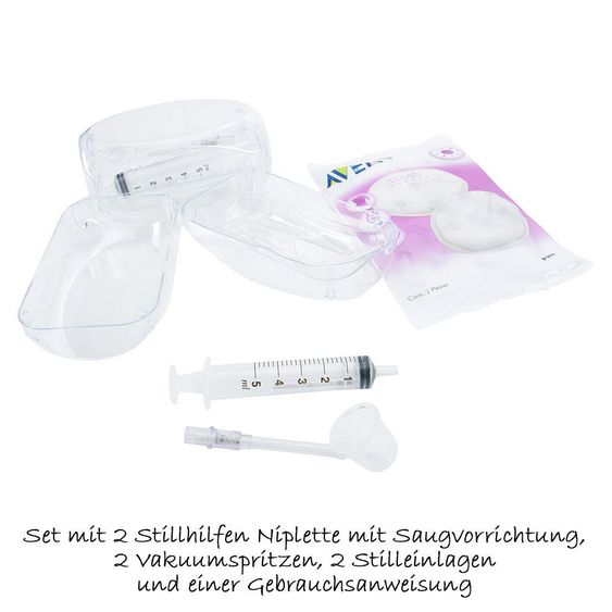 Philips Avent Still-Hilfe 2er Pack Niplette - SCF152/02