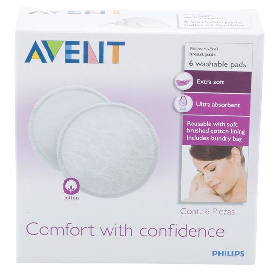 Philips Avent Stilleinlage 6er Pack waschbar SCF155/06