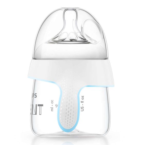 Philips Avent Trink-Lern-Set Naturnah 150 ml - Silikon 3 Loch - SCF251/00 - Weiß