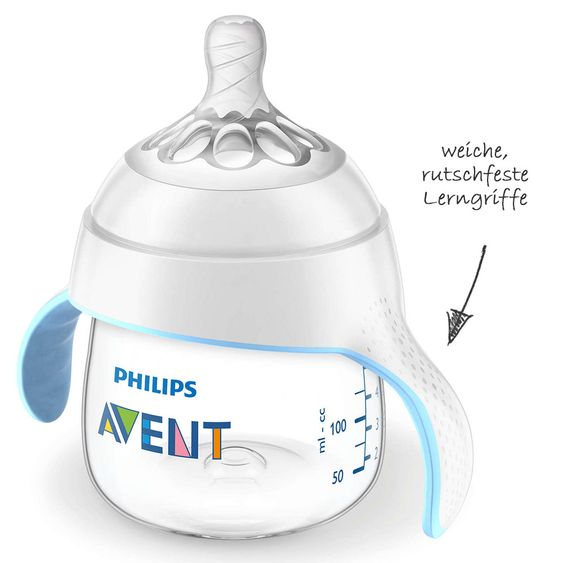 Philips Avent Trinklern-Becher Naturnah 150 ml - Silikon ab 4 M - SCF262/06